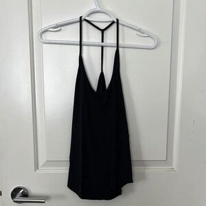 Lululemon Modal Silk Yoga Tank Top (Black) - Size 12